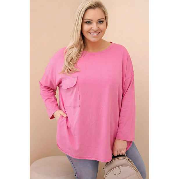 Plus size halenka s kapsou