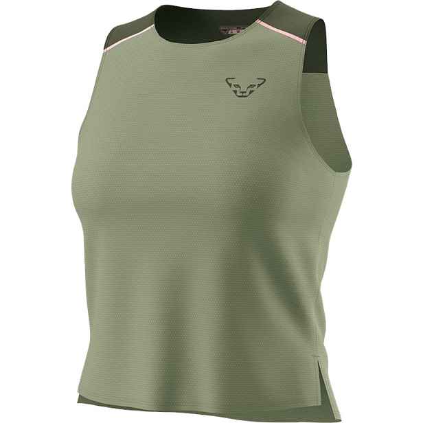 Tílko Dynafit Sky Crop Top W sage Barva: , Velikost: