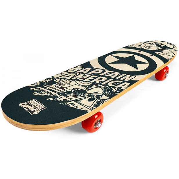 Disney CAPTAIN AMERICA Dětský skateboard, mix