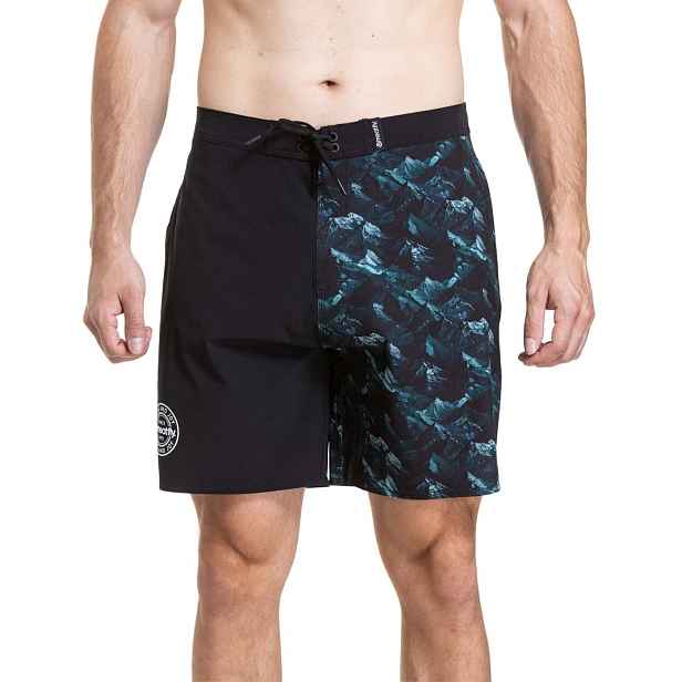 Meatfly pánské plavky Ernie Boardshorts 19" Mountains / Quiet