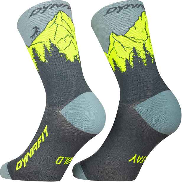 Ponožky Dynafit Traverse Crew cinder/ultra Barva: , Velikost: