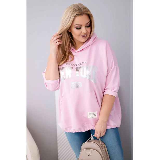 Kesi Włoski dámská mikina Plus Size s kapucí
