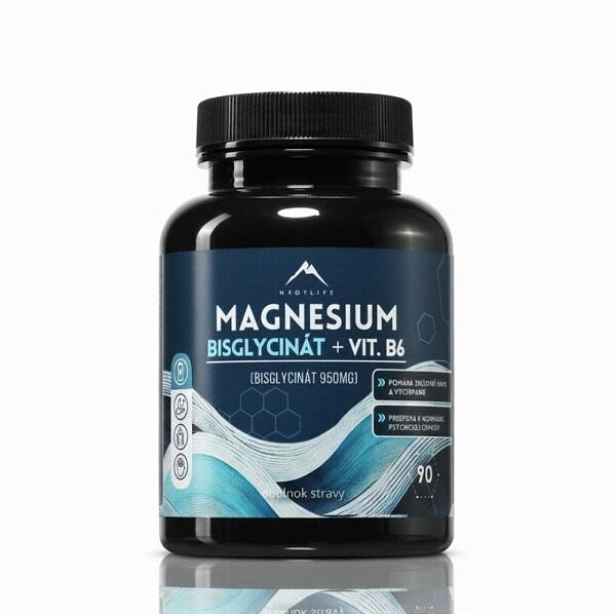 HROTLIFE MAGNESIUM BISGLYCINÁT + VITAMÍN B6 90 KAPSLÍ Doplněk pro relaxaci