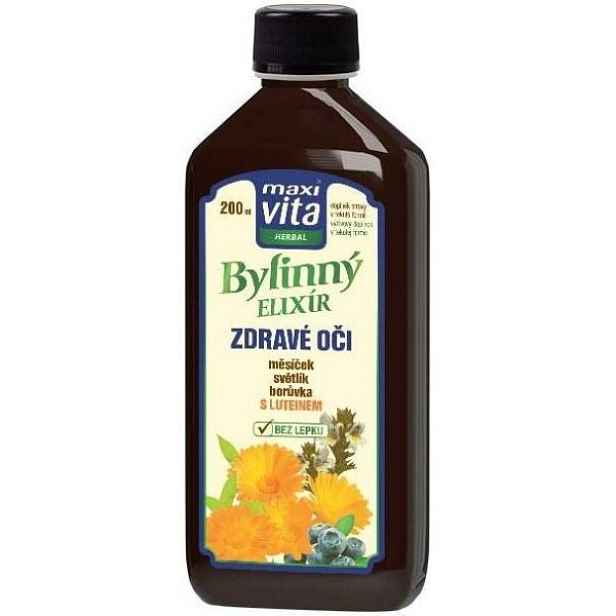 MAXI VITA HERBAL BYLINNÝ ELIXÍR ZDRAVÉ OČI 200 ML Doplněk stravy