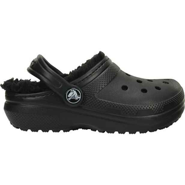 Crocs CLASSIC LINED CLOG K Unisex dětské nazouváky /31