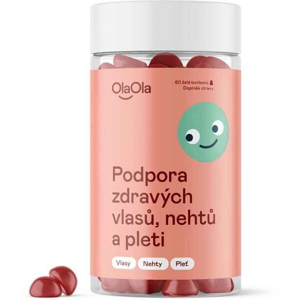 OlaOla PODPORA ZDRAVÝCH VLASŮ, NEHTŮ A PLETI Vitamínové želé