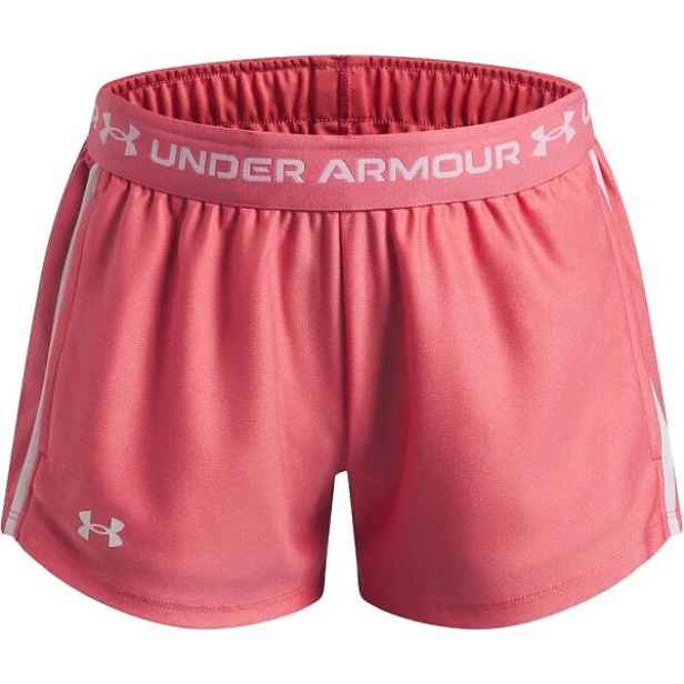 Under Armour TECH PLAY UP Dívčí kraťasy, lososová