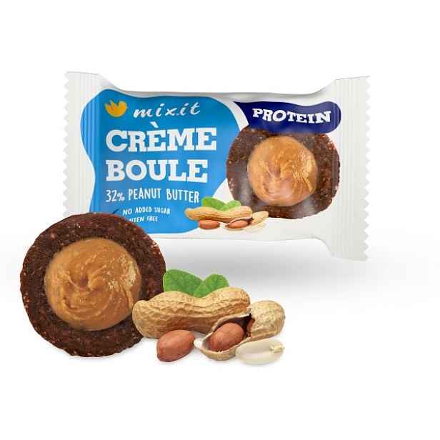 MIXIT PROTEINOVÁ CRÉME BOULE - PEANUT BUTTER Proteinový dezert , G