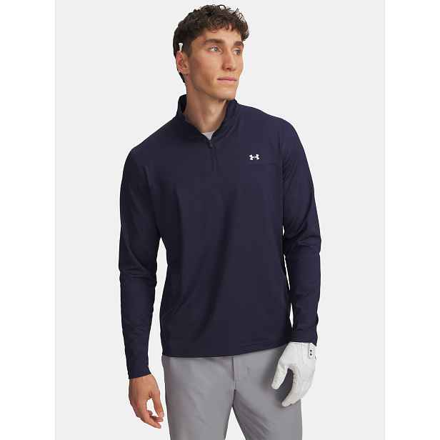 Pánské triko Under Armour UA T2G 1/4 Zip-BLU