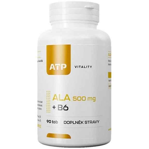 ATP VITALITY ALA 500 MG + B6 90 TOBOLEK Antioxidační doplněk