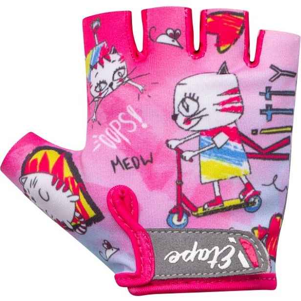 Etape TINY KITTY Dětské cyklistické rukavice -6Y