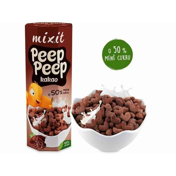 MIXIT CEREÁLIE PEEP PEEP - KAKAO Dětské cereálie , G