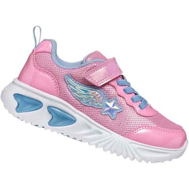 Geox J ASSISTER GIRL Dívčí sportovní tenisky