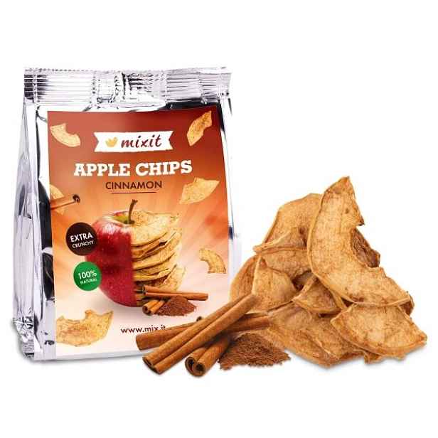 MIXIT JABLEČNÉ CHIPSY DO KAPSY - SKOŘICE Ovocné chipsy , G