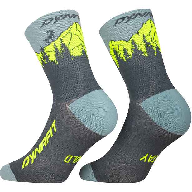 Ponožky Dynafit Traverse Mid cinder/ultra Barva: , Velikost: