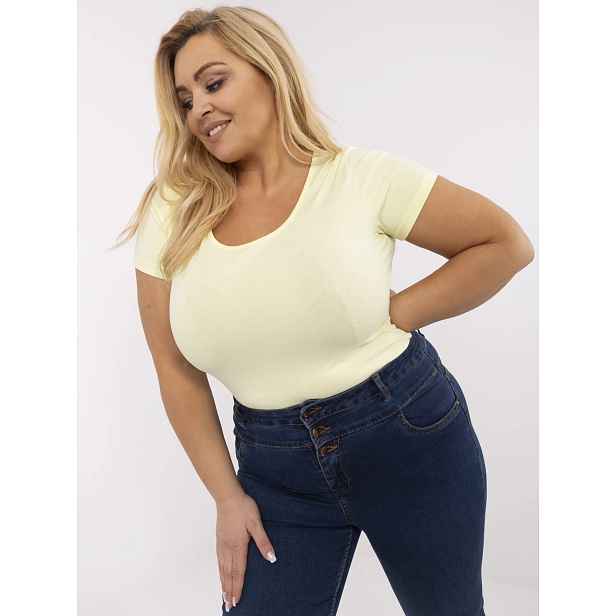 dámské triko Plus Size z bavlny