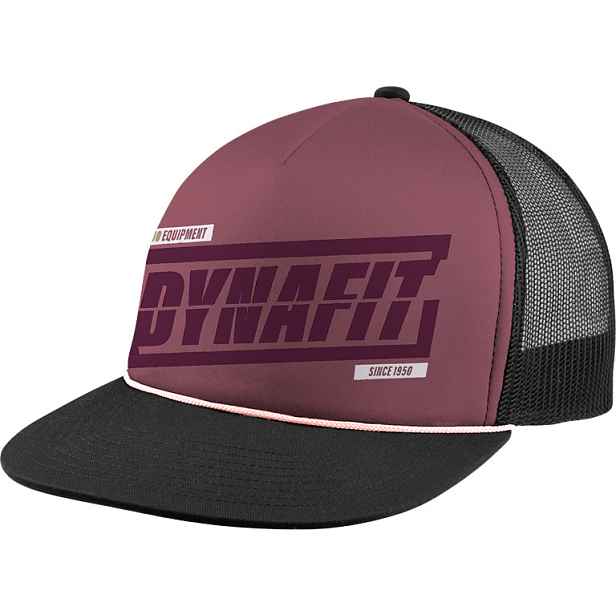 Dynafit Graphic Trucker Cap dark rose/TABLOID Barva: , Velikost: UNI