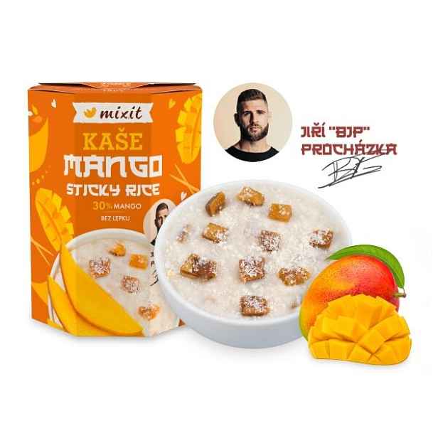MIXIT MANGO STICKY RICE - MINUTOVÁ OVESNÁ KAŠE JIRKY PROCHÁZKY Rychlá ovesná kaše , G