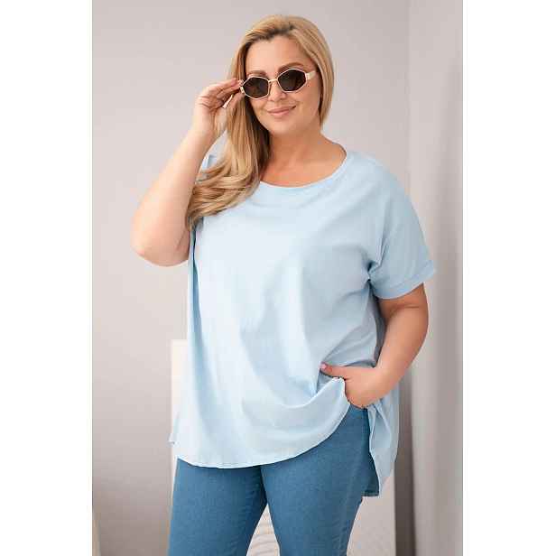 Kesi Plus Size halenka s krátkým rukávem
