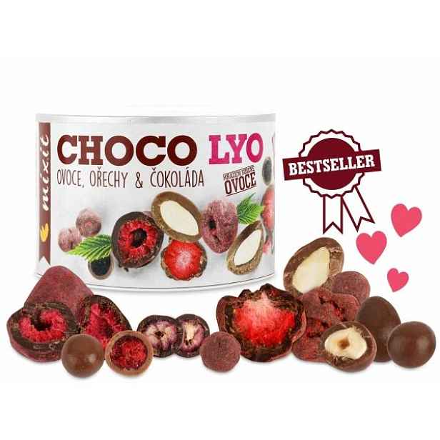 MIXIT KŘUPAVÉ OVOCE A OŘECHY V ČOKOLÁDĚ Křupavé lyo ovoce a oříšky v čokoládě , G