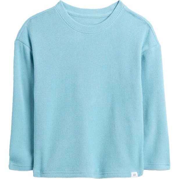 GAP V-LS COZY WAFFLE CREW Dětské tričko , velikost 3Y