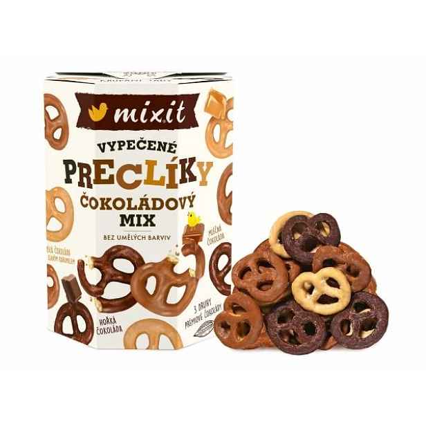 MIXIT MIX PRECLÍKŮ V ČOKOLÁDĚ Mix preclíků , G