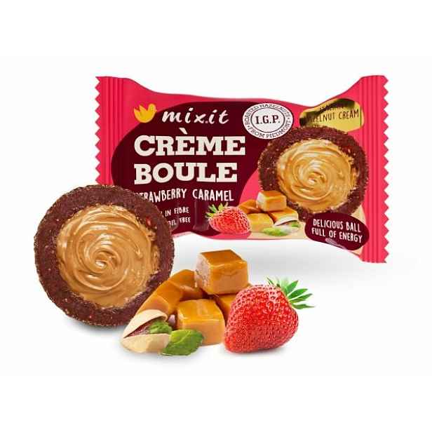 MIXIT CRÉME BOULE - STRAWBERRY CARAMEL Ovocné pralinky , G