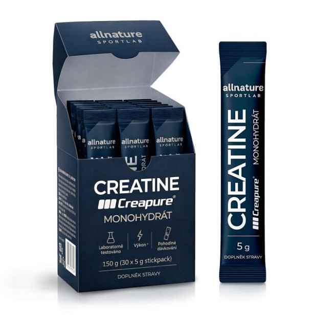 ALLNATURE SPORTLAB CREATINE CREAPURE® STICKS 30x 5 G Kreatin monohydrát