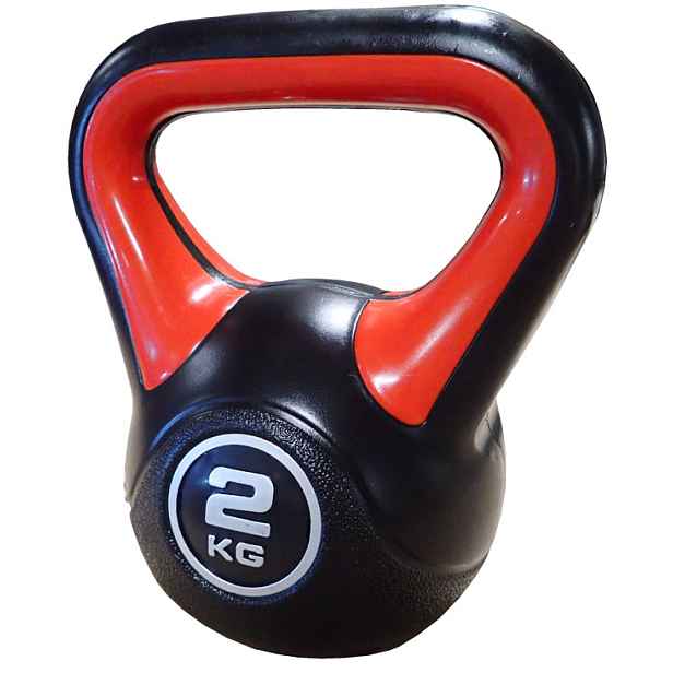 Činka kettlebell s cementovou náplní 2 kg