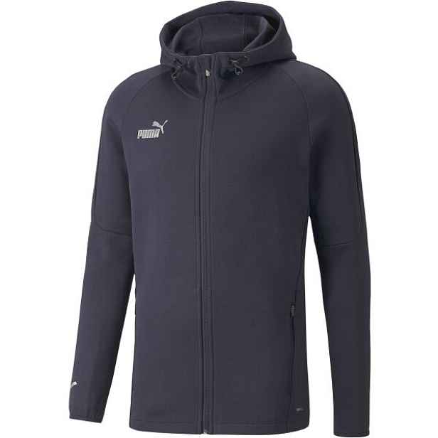 Puma TEAMFINAL CASUALS FULL-ZIP HOODIE Pánská mikina