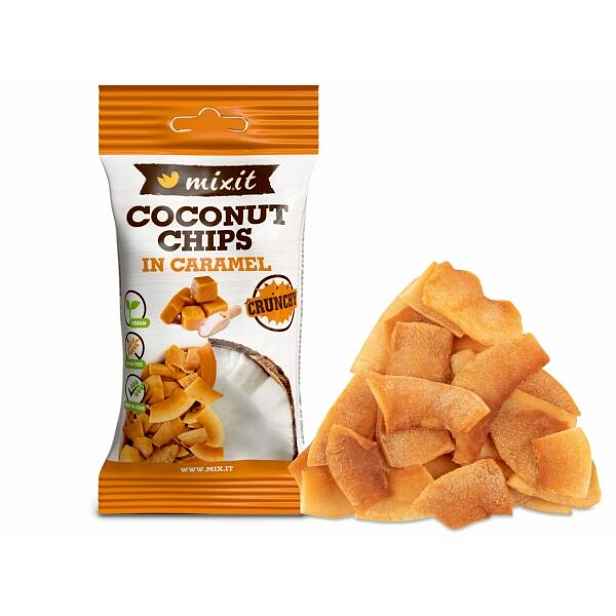 MIXIT KOKOSOVÉ CHIPSY - KARAMEL Zdravá svačina , G
