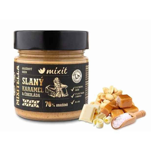 MIXIT MIXITELLA - ARAŠÍDY SE SLANÝM KARAMELEM Arašídový krém , G