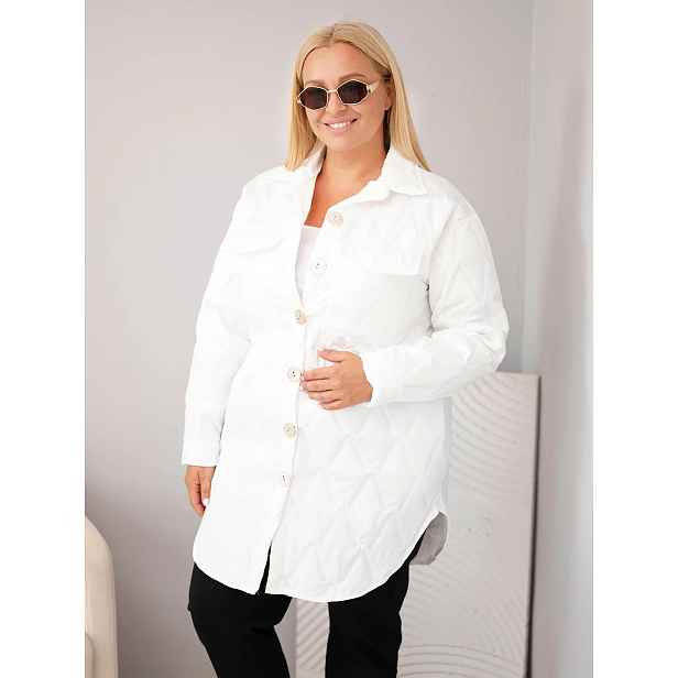 Kesi dámská plus size prošívaná bunda