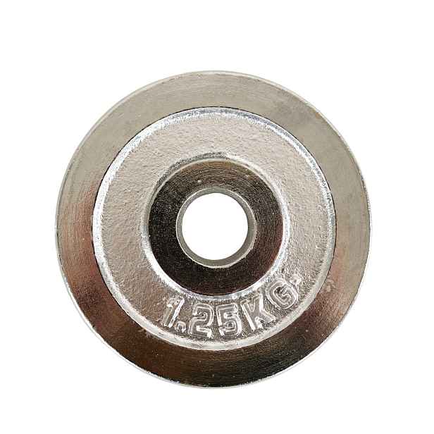Chromový kotouč (závaží) na činky 1,25kg - 30mm