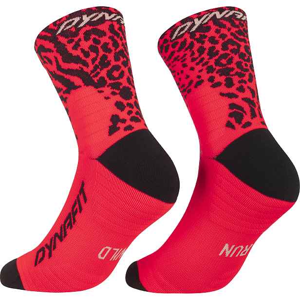 Ponožky Dynafit Run Wild Mid ultra coral Barva: korálová , Velikost: