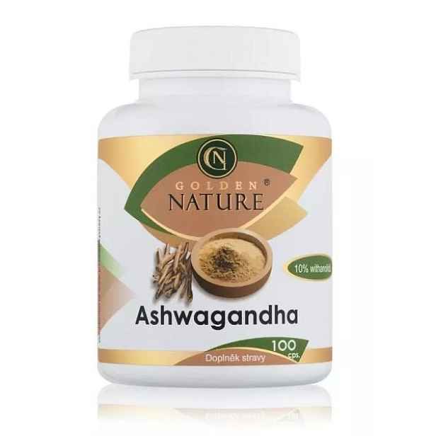 NATURE ASHWAGANDHA 10% WITHANOLIDŮ 100 CPS Doplněk stravy