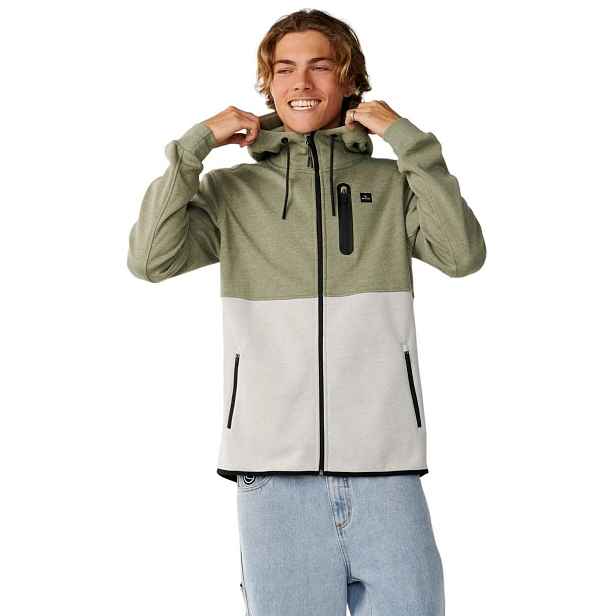 Rip curl pánská mikina Departed Bonded Dwr Zip Thru