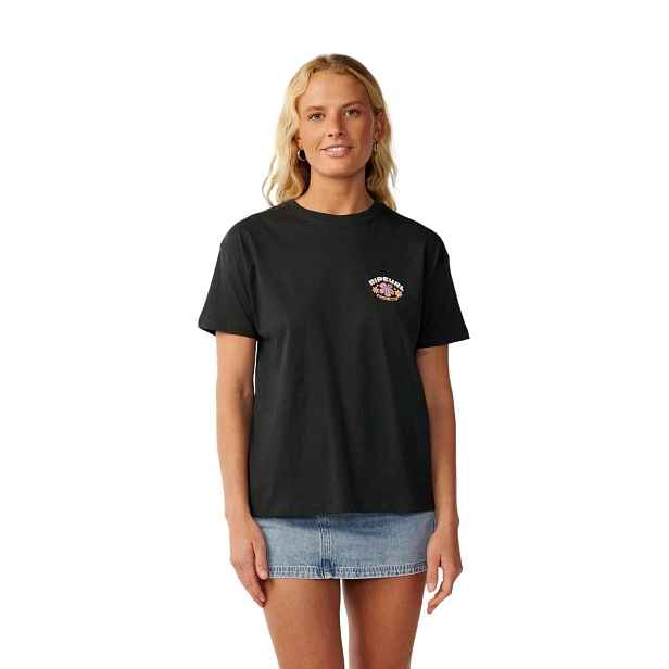 Rip curl dámské tričko Party Wave Art Relaxed Washed | 100% bavlna