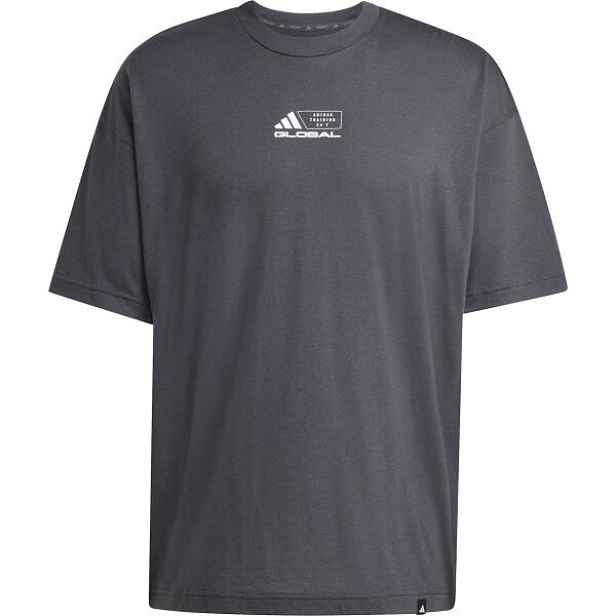 adidas GFX TEE GLOB Pánské sportovní triko