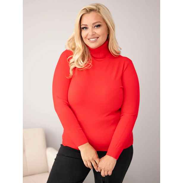 Kesi Plus Size dámský rolákový svetr