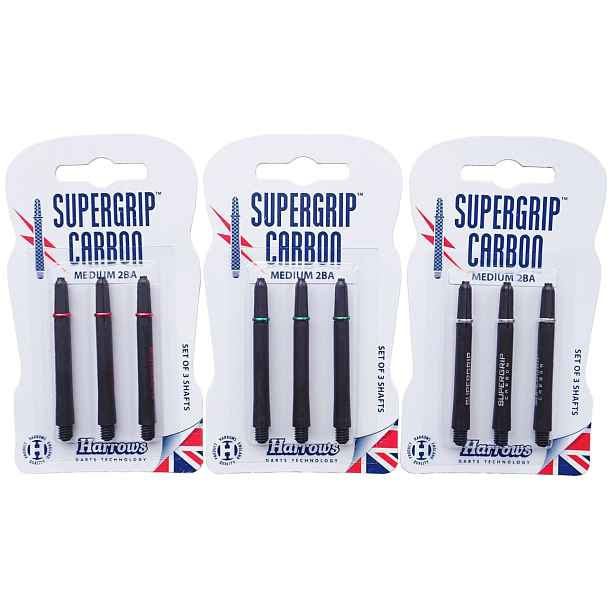 Náhradní násadky na šipky SUPERGRIP CARBON HARROWS T73