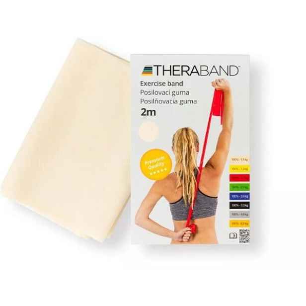 THERA-BAND INSIDE EXERCISE BAND 2 VERY LIGHT Posilovací guma