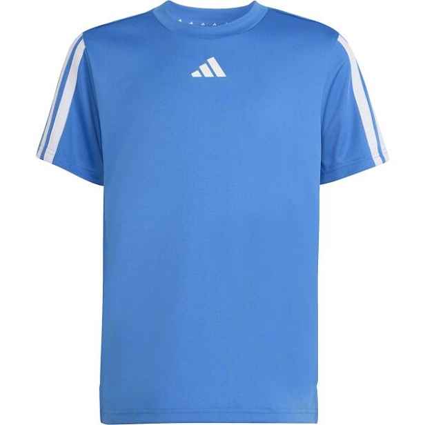 adidas TRAINING ESSENTIALS 3 STRIPES TEE Dětské triko