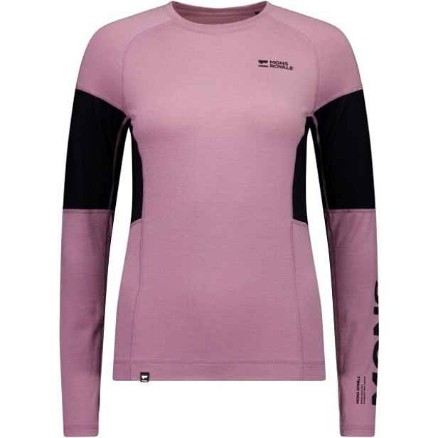 MONS ROYALE OLYMPUS MERINO LONG SLEEVE WMNS SIERRA PIN Dámské funkční triko