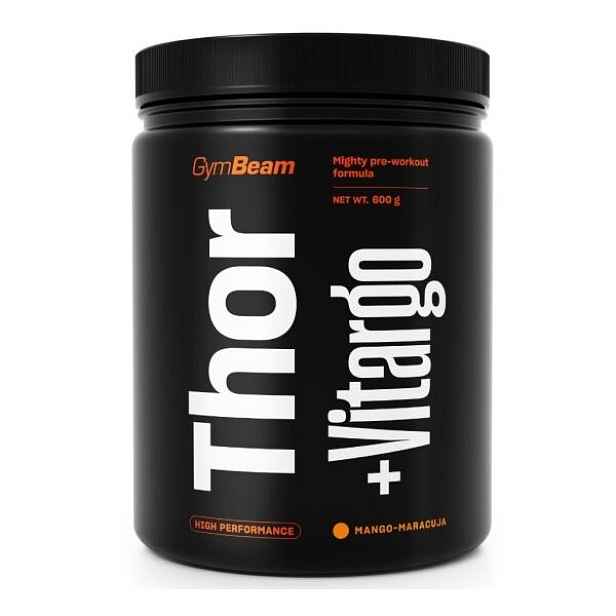 GymBeam THOR FUEL VITARGO 600 G MANGO-MARAKUJA Pre-workout směs , G