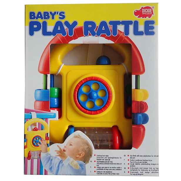 Dětské plastové chrastítko 17 cm