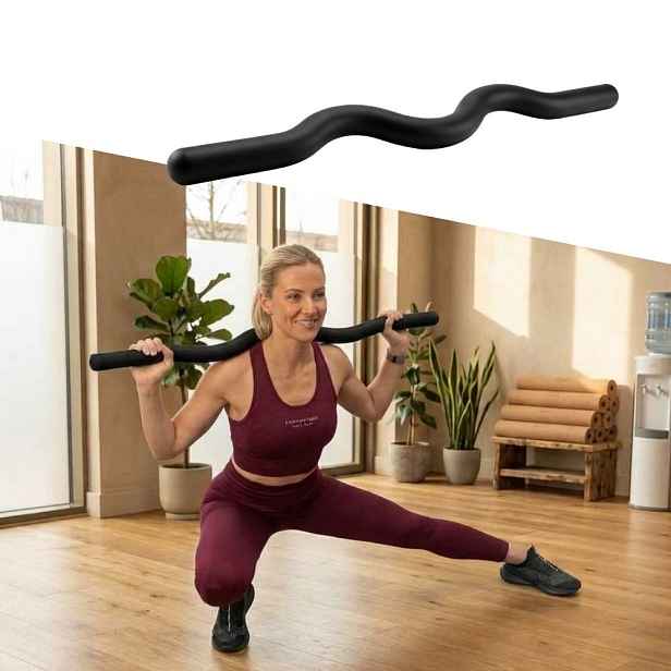 Ergonomická činka na pilates inSPORTline Silathes 91 cm / 6,75 kg