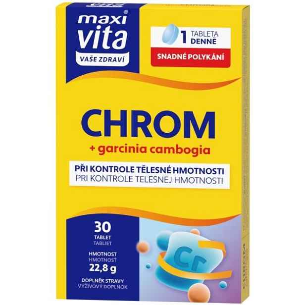 MAXI VITA CHROM 30 TAB Doplněk stravy