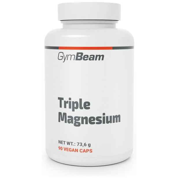 GymBeam TRIPLE MAGNESIUM - 180 CAPS Minerální látka