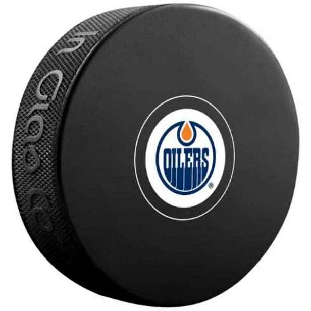 INGLASCO EDMONTON OILERS AUTOGRAPH BLISTER Fanouškovský hokejový puk